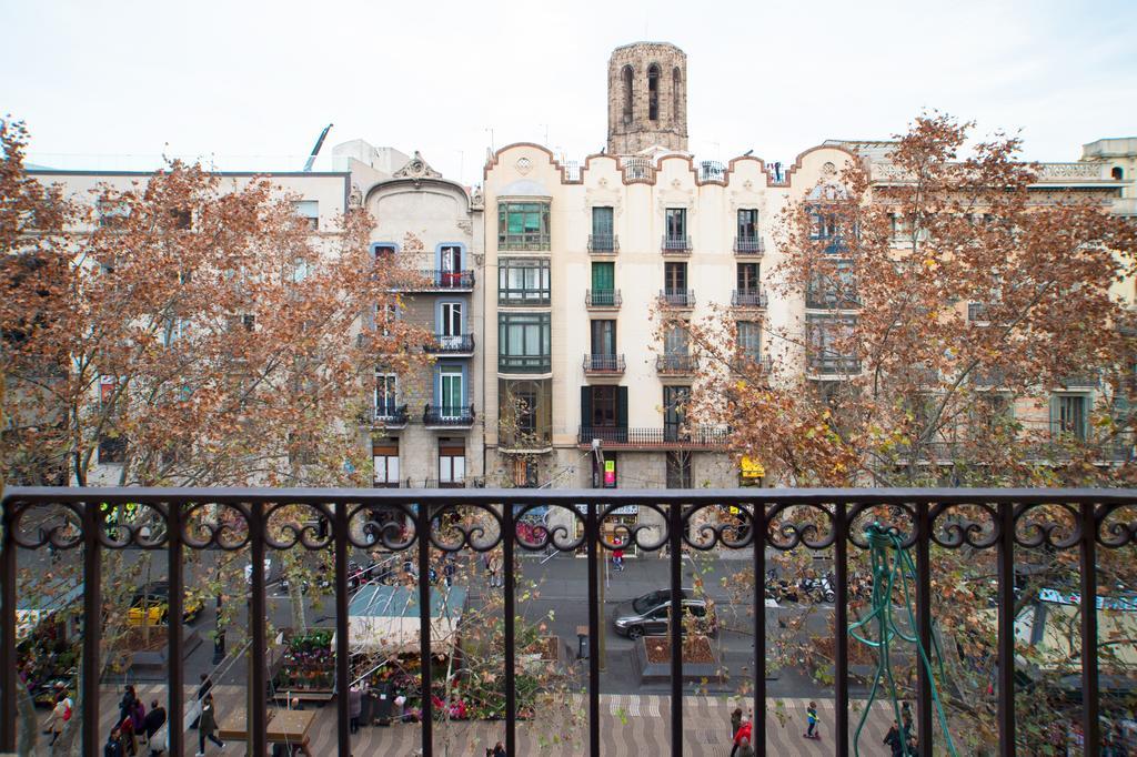 Hostal Las Flores Ramblas Barcelona Luaran gambar
