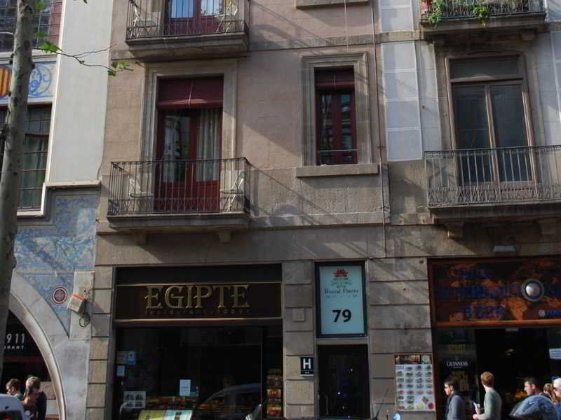 Hostal Las Flores Ramblas Barcelona Luaran gambar