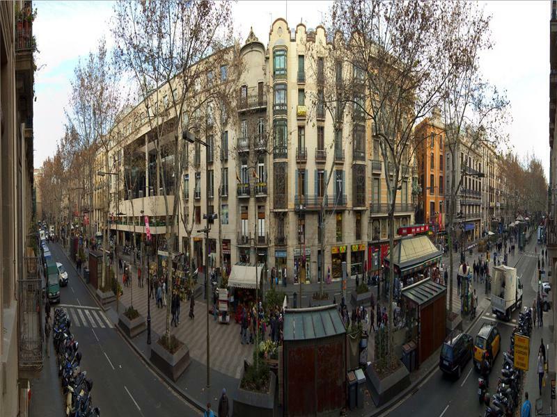 Hostal Las Flores Ramblas Barcelona Luaran gambar