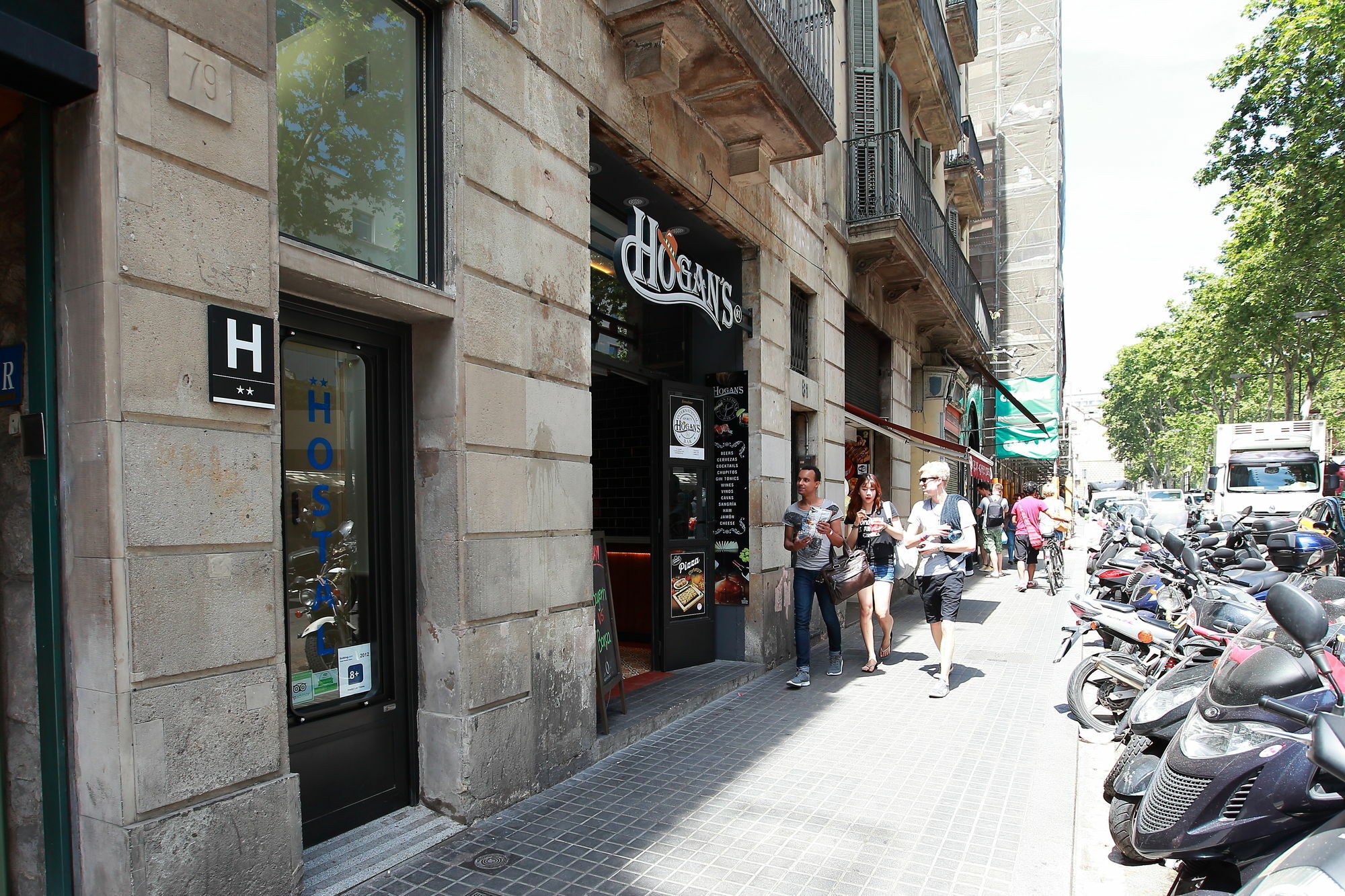 Hostal Las Flores Ramblas Barcelona Luaran gambar